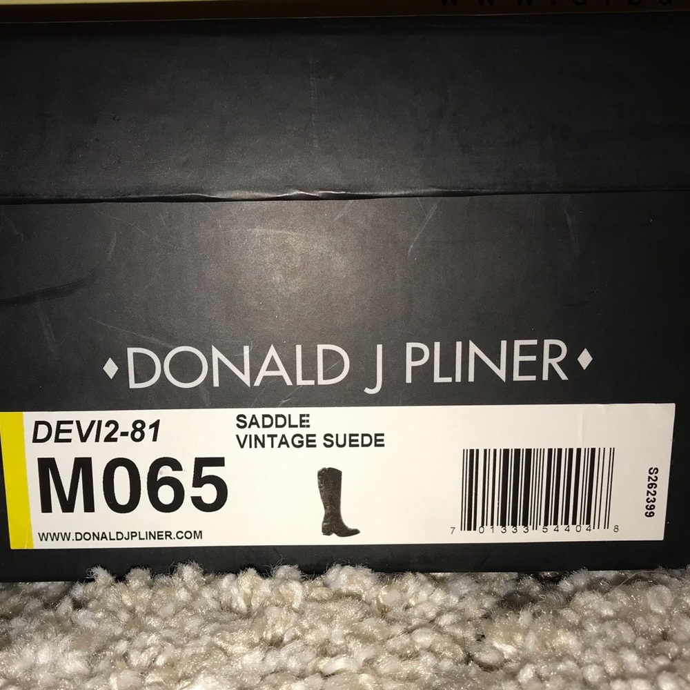Donald J. Pliner Saddle Vintage Suede Boots - Picture 6 of 6